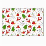 Christmas Pattern, Pattern, Christmas Postcard 4 x 6  (Pkg of 10)