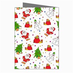 Christmas Pattern, Pattern, Christmas Greeting Cards (Pkg of 8) from ArtsNow.com Right