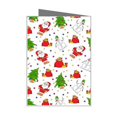 Christmas Pattern, Pattern, Christmas Mini Greeting Card from ArtsNow.com Right