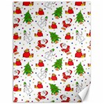 Christmas Pattern, Pattern, Christmas Canvas 12  x 16 