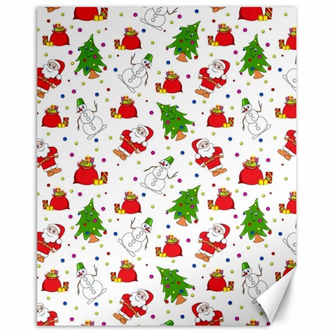 Christmas Pattern, Pattern, Christmas Canvas 11  x 14  from ArtsNow.com 10.95 x13.48  Canvas - 1