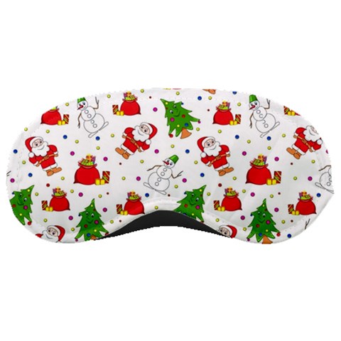 Christmas Pattern, Pattern, Christmas Sleep Mask from ArtsNow.com Front