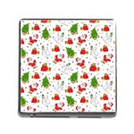 Christmas Pattern, Pattern, Christmas Memory Card Reader (Square 5 Slot)