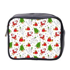 Christmas Pattern, Pattern, Christmas Mini Toiletries Bag (Two Sides) from ArtsNow.com Front