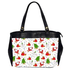 Christmas Pattern, Pattern, Christmas Oversize Office Handbag (2 Sides) from ArtsNow.com Front