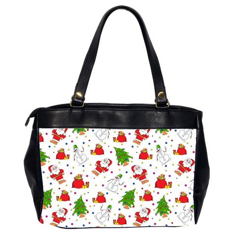 Christmas Pattern, Pattern, Christmas Oversize Office Handbag (2 Sides) from ArtsNow.com Back