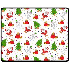 Christmas Pattern, Pattern, Christmas Two Sides Fleece Blanket (Medium) from ArtsNow.com 58.8 x47.4  Blanket Front