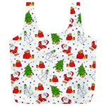 Christmas Pattern, Pattern, Christmas Full Print Recycle Bag (XL)