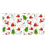 Christmas Pattern, Pattern, Christmas Satin Wrap 35  x 70 