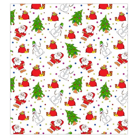 Christmas Pattern, Pattern, Christmas Drawstring Pouch (2XL) from ArtsNow.com Front