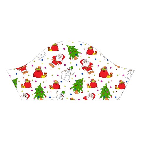 Christmas Pattern, Pattern, Christmas Cotton Crop Top from ArtsNow.com Left Sleeve