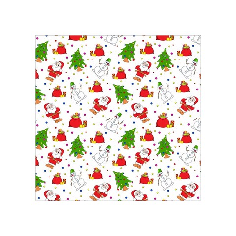 Christmas Pattern, Pattern, Christmas Square Tapestry (Small) from ArtsNow.com Front