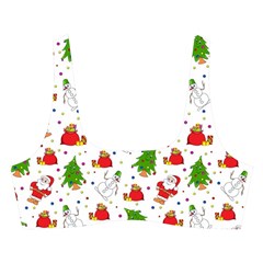 Christmas Pattern, Pattern, Christmas Cross Back Hipster Bikini Set from ArtsNow.com Front