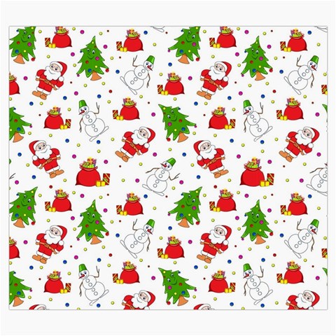 Christmas Pattern, Pattern, Christmas Roll Up Canvas Pencil Holder (S) from ArtsNow.com Front