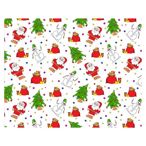 Christmas Pattern, Pattern, Christmas Premium Plush Fleece Blanket (Medium) from ArtsNow.com 60 x50  Blanket Front