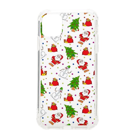 Christmas Pattern, Pattern, Christmas iPhone 11 TPU UV Print Case from ArtsNow.com Front