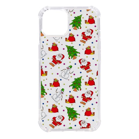 Christmas Pattern, Pattern, Christmas iPhone 14 TPU UV Print Case from ArtsNow.com Front