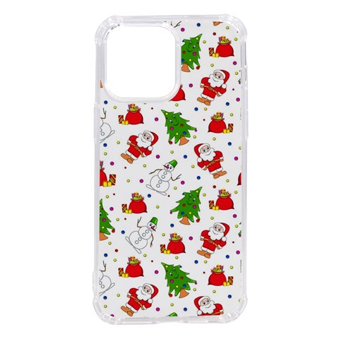 Christmas Pattern, Pattern, Christmas iPhone 14 Pro Max TPU UV Print Case from ArtsNow.com Front