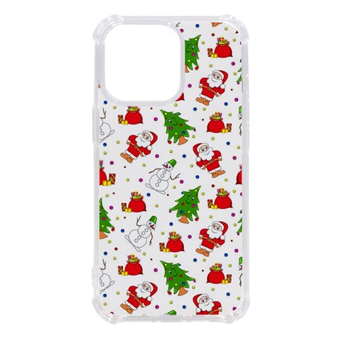 Christmas Pattern, Pattern, Christmas iPhone 13 Pro TPU UV Print Case from ArtsNow.com Front