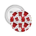 Christmas Texture, Pattern, Red, Craciun, Christmas, Bow, Gift 2.25  Buttons