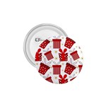 Christmas Texture, Pattern, Red, Craciun, Christmas, Bow, Gift 1.75  Buttons