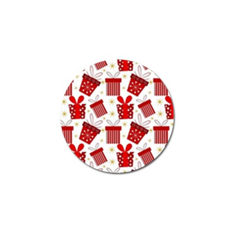 Christmas Texture, Pattern, Red, Craciun, Christmas, Bow, Gift Golf Ball Marker (10 pack) from ArtsNow.com Front