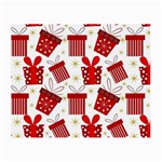 Christmas Texture, Pattern, Red, Craciun, Christmas, Bow, Gift Small Glasses Cloth