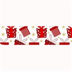 Christmas Texture, Pattern, Red, Craciun, Christmas, Bow, Gift Large Bar Mat