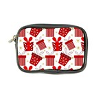 Christmas Texture, Pattern, Red, Craciun, Christmas, Bow, Gift Coin Purse