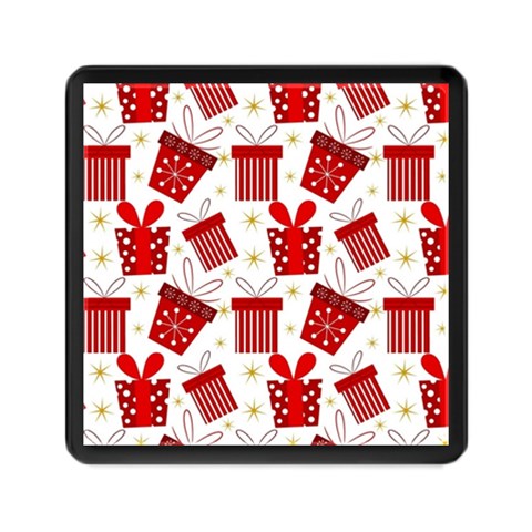 Christmas Texture, Pattern, Red, Craciun, Christmas, Bow, Gift Memory Card Reader (Square) from ArtsNow.com Front