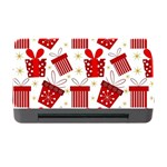 Christmas Texture, Pattern, Red, Craciun, Christmas, Bow, Gift Memory Card Reader with CF