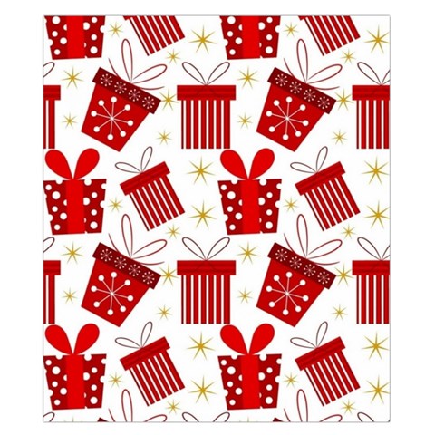 Christmas Texture, Pattern, Red, Craciun, Christmas, Bow, Gift Duvet Cover Double Side (California King Size) from ArtsNow.com Back