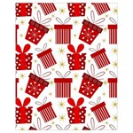 Christmas Texture, Pattern, Red, Craciun, Christmas, Bow, Gift Drawstring Bag (Small)