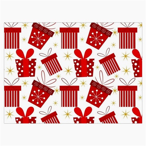 Christmas Texture, Pattern, Red, Craciun, Christmas, Bow, Gift Roll Up Canvas Pencil Holder (M) from ArtsNow.com Front