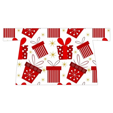 Christmas Texture, Pattern, Red, Craciun, Christmas, Bow, Gift Wristlet Pouch Bag (Small) from ArtsNow.com Front