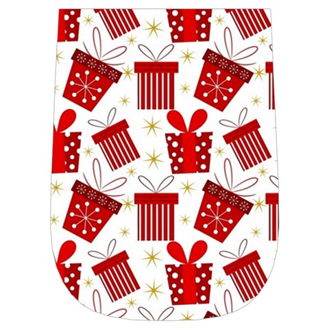 Christmas Texture, Pattern, Red, Craciun, Christmas, Bow, Gift Wristlet Pouch Bag (Small) from ArtsNow.com Right Side