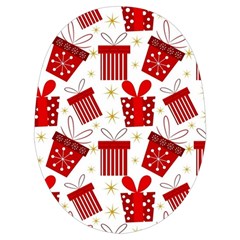 Christmas Texture, Pattern, Red, Craciun, Christmas, Bow, Gift Microwave Oven Glove from ArtsNow.com Palm