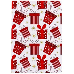 Christmas Texture, Pattern, Red, Craciun, Christmas, Bow, Gift A4 Acrylic Clipboard from ArtsNow.com Back