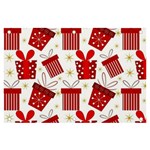 Christmas Texture, Pattern, Red, Craciun, Christmas, Bow, Gift Banner and Sign 6  x 4 