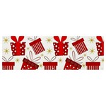 Christmas Texture, Pattern, Red, Craciun, Christmas, Bow, Gift Banner and Sign 12  x 4 