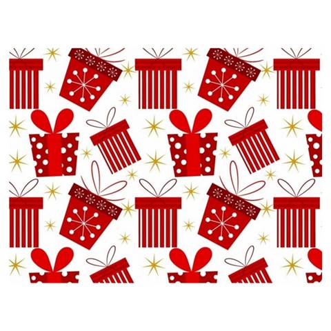 Christmas Texture, Pattern, Red, Craciun, Christmas, Bow, Gift Premium Plush Fleece Blanket (Extra Small) from ArtsNow.com 40 x30  Blanket Front