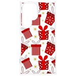 Christmas Texture, Pattern, Red, Craciun, Christmas, Bow, Gift Samsung Galaxy S24 Plus 6.7 Inch TPU UV Case