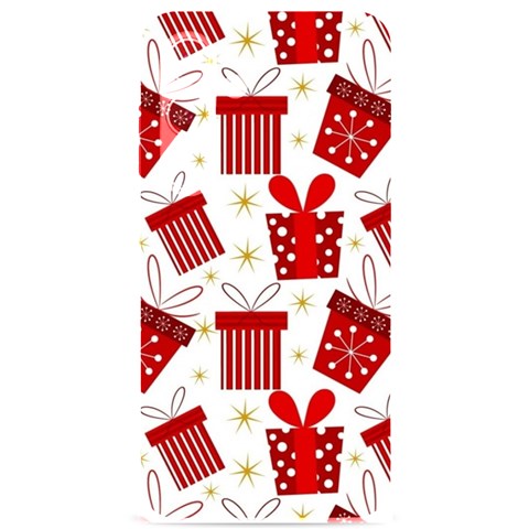 Christmas Texture, Pattern, Red, Craciun, Christmas, Bow, Gift Samsung Galaxy S24 6.2 Inch Black TPU UV Case from ArtsNow.com Front