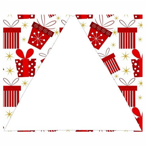 Christmas Texture, Pattern, Red, Craciun, Christmas, Bow, Gift Automatic Folding Umbrella with Case (Small) from ArtsNow.com 19.98 x16.78  Umbrella - 2