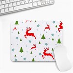 Christmas Texture, Pattern, Red, Craciun, Christmas, Snowflake, Small Mousepad