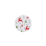 Christmas Texture, Pattern, Red, Craciun, Christmas, Snowflake, 1  Mini Buttons