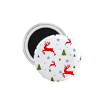 Christmas Texture, Pattern, Red, Craciun, Christmas, Snowflake, 1.75  Magnets