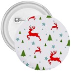 Christmas Texture, Pattern, Red, Craciun, Christmas, Snowflake, 3  Buttons