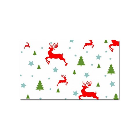 Christmas Texture, Pattern, Red, Craciun, Christmas, Snowflake, Sticker Rectangular (10 pack) from ArtsNow.com Front