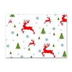 Christmas Texture, Pattern, Red, Craciun, Christmas, Snowflake, Sticker A4 (10 pack)